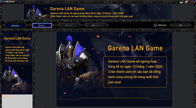 Huyền thoại Garena LAN Game xác nhận sẽ bị khai tử trong tháng 1/2020