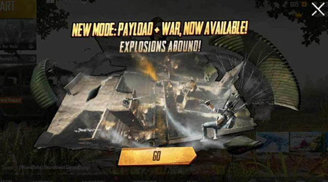 PUBG Mobile ra mắt chế độ mới đầy thú vị Payload X War Mode