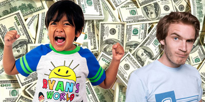 Youtuber 8 tuổi cho PewDiePie hít khói về số tiền thu nhập hằng năm