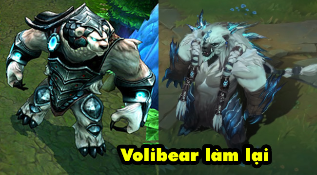 LMHT: Lộ hình ảnh chính thức của Volibear làm lại, không còn gấu mặc giáp nữa