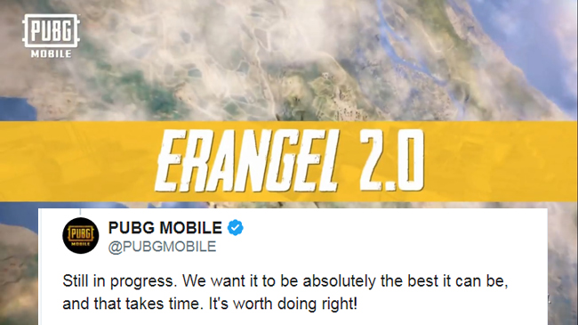 PUBG Mobile: Tencent thông báo rằng việc tân trang Erangel 2.0 có thể sẽ chậm trễ