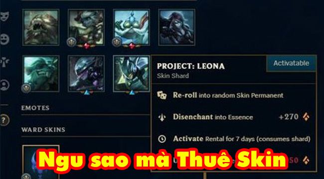 LMHT: Tính năng “thuê skin” của Riot Games đang bị vứt xó