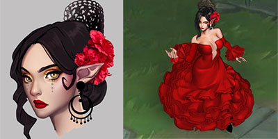 LMHT: Tan chảy với skin fanmade Morgana Flamenco quyến rũ đầy thanh lịch