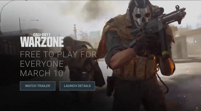 Call of Duty Warzone chính thức lộ diện, miễn phí 100%