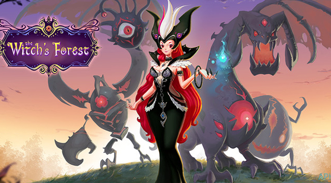 The Witch’s Forest vẽ ra một thế giới đầy màu sắc với bố cục đơn giản