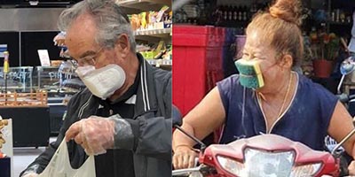 Tuyển tập thời trang khó đỡ của hội “counter” Covid-19