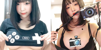 Hết rủ người xem ấn ngực mình, streamer kiêm mẫu nữ 18+ lại tung ảnh nóng với máy ảnh