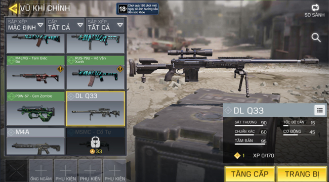 Top 3 vũ khí “một phát xanh cỏ” cực mạnh trong Call of Duty: Mobile VN
