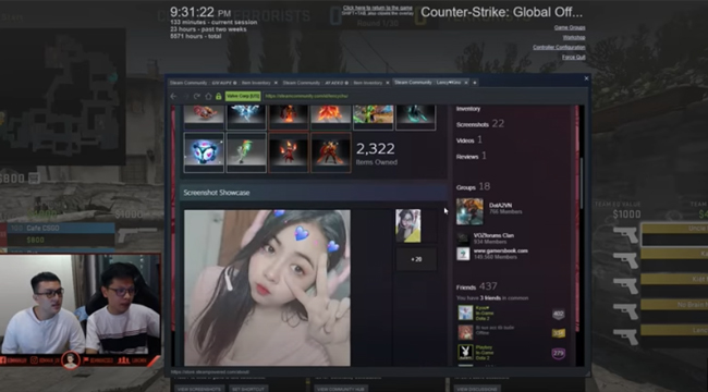 Nữ streamer Dota 2 tai tiếng bị Bomman “bóc mẽ” xài hack trong CS:GO