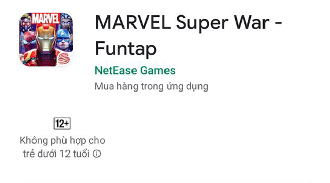 MARVEL Super War mở đăng ký trước, sẽ do Funtap phát hành ở VN