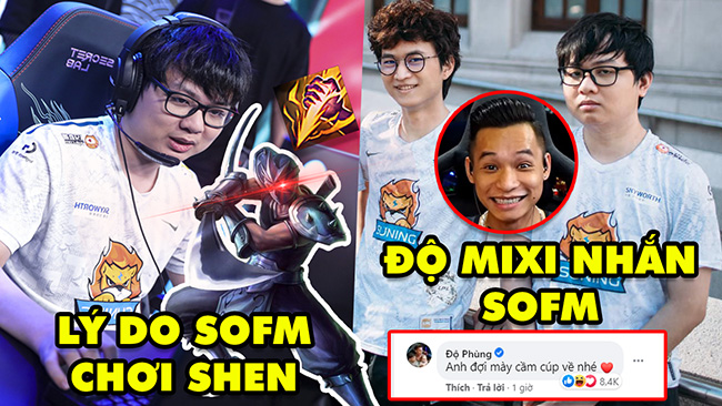 SofM 24h: Tiết lộ lý do SofM lần đầu chơi Shen trong sự nghiệp – Fan Việt Nam, Độ Mixi phát cuồng