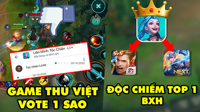 LMHT Tốc Chiến 24h: Nhận “bão” 1 sao từ game thủ Việt – Độc chiếm Top 1 BXH Android và iOS