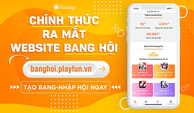 Website Bang Hội thành nơi hội tụ riêng của game thủ Tình Kiếm 3D