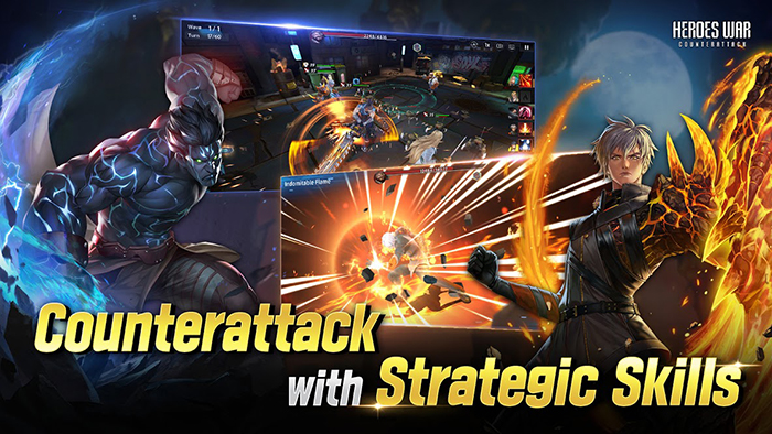 Heroes War: Counterattack - game đậm tính chiến thuật ra mắt chính thức 