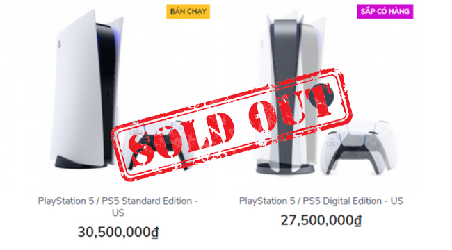Mặc giá đắt đến gấp 3, PlayStation 5 vẫn cháy hàng tại Việt Nam