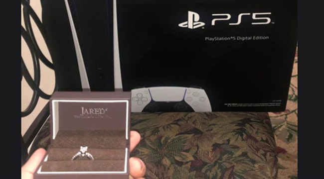 Game thủ đua nhau dùng PlayStation 5 để cầu hôn bạn gái