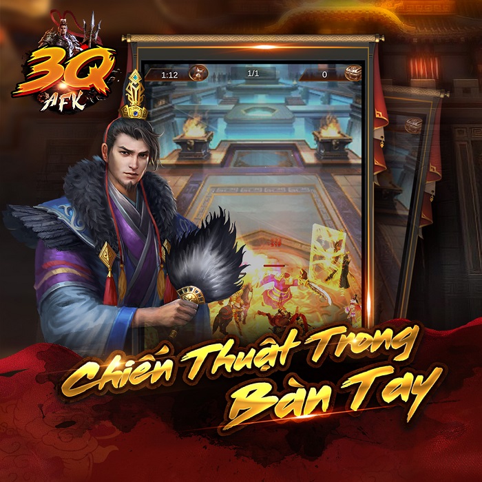 3Q AFK mobile - game Tam Quốc mới mẻ chính thức thử nghiệm 