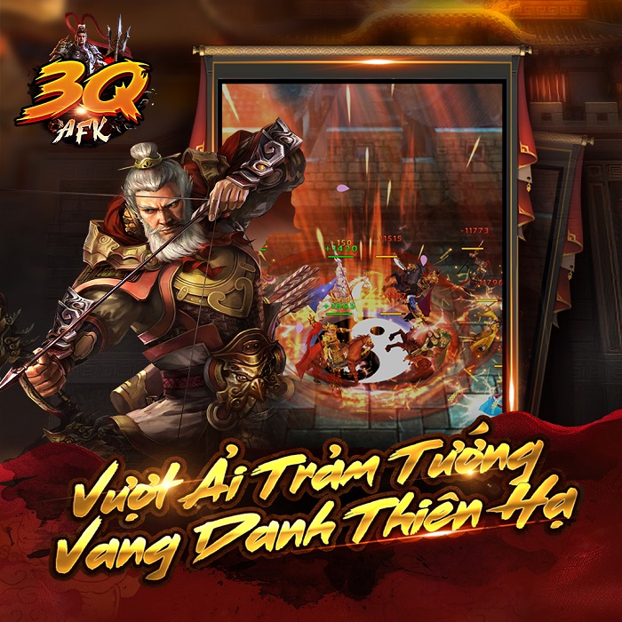 3Q AFK mobile - game Tam Quốc mới mẻ chính thức thử nghiệm 