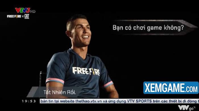 VTV đưa tin Ronaldo làm đại sứ, khen Free Fire hết lời trong video phỏng vấn