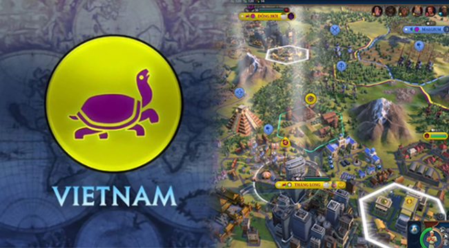 Game chiến thuật đình đám Civilization VI  cập nhật biểu tượng Rùa Vàng cùng hàng loạt địa danh Việt Nam