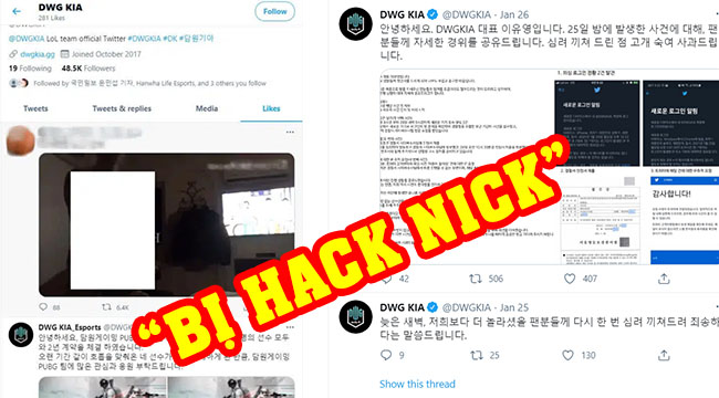 LMHT: Bấm like bài đăng 18+, Damwon KIA đổ tại “bị hack nick”