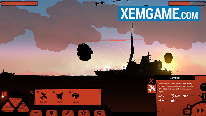 Battlecruisers mobile - game chiến thuật 2D bắn tàu chiến vừa ra mắt