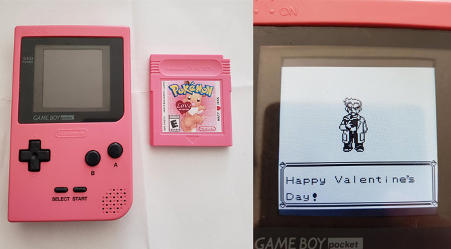 Game thủ “độ” Game Boy thành phiên bản Valentine tặng bạn gái