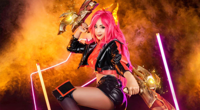 LMHT: Tốc Chiến – Minh Nghi siêu quyến rũ, lạ lẫm trong cosplay Miss Fortune Nguyệt Thú