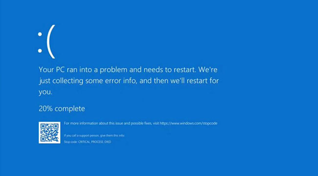 Bản cập nhật mới của Windows 10 khiến hàng loạt PC bị crash