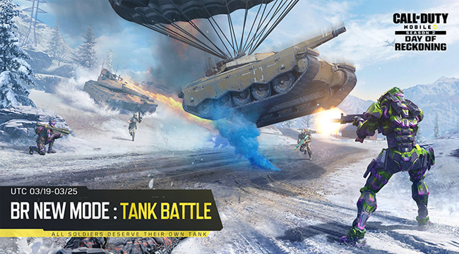 Call of Duty: Mobile – Chế độ mới Tank Battle BR và Gunfight Sniper cập bến mùa 2