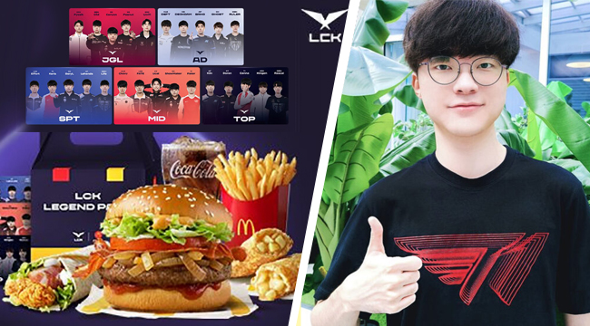 LMHT: Fan Hàn Quốc tấp nập ăn McDonald’s để sở hữu thẻ cào in hình Faker