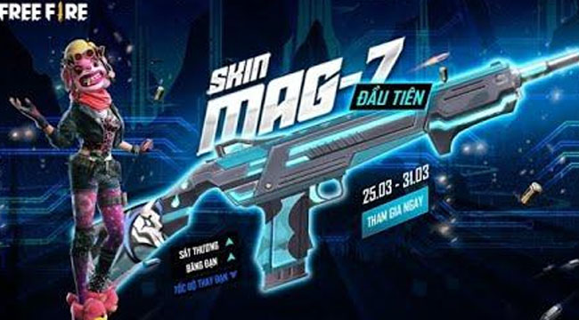 Free Fire ra mắt skin đầu tiên cho khẩu shotgun MAG-7: MAG-7 Phán Quyết