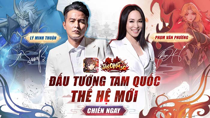Lý Minh Thuận và Phạm Văn Phương là đại sứ cho Tân OMG3Q VNG ở nước ngoài