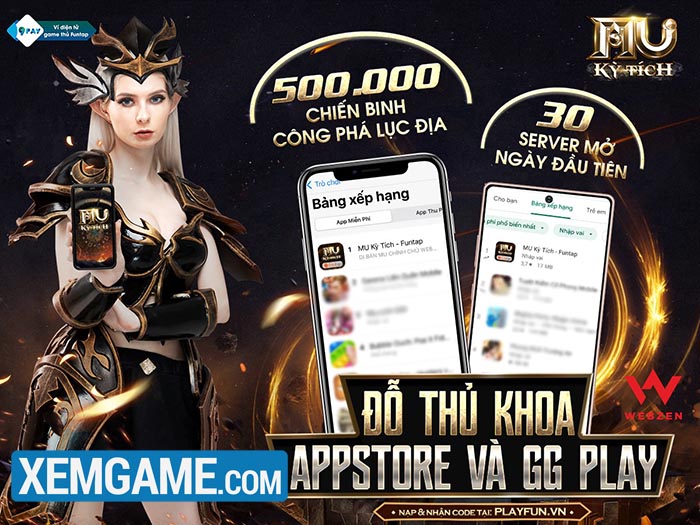 Ra mắt với thành tích ấn tượng, MU Kỳ Tích Funtap trở thành “hiện tượng” của làng game Việt 