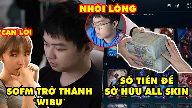 Update LMHT: SofM trở thành “wibu” khiến bạn gái cạn lời, Số tiền để sở hữu All Skin, Nhói lòng Bin