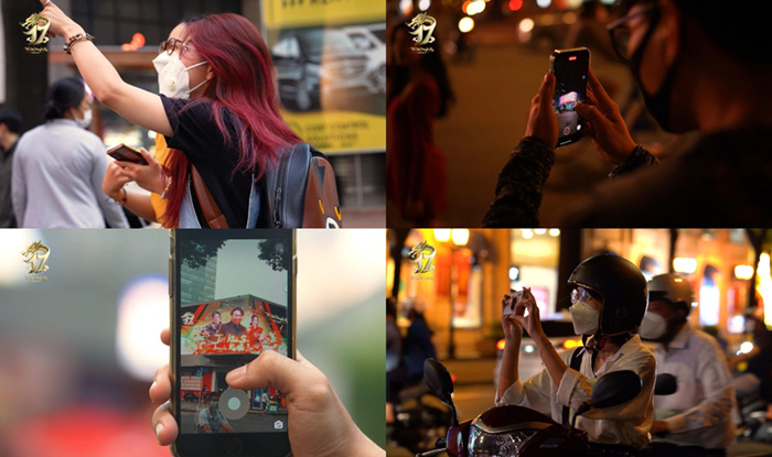Giới trẻ Sài Thành thích thú check-in cùng billboard 3D LED ngoài trời của Võ Lâm Truyền Kỳ 
