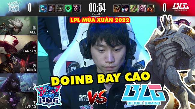 [LPL 2022] Highlight LNG vs BLG Full: Doinb “bay cao”