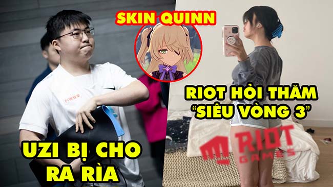 Update LMHT: Nữ cosplay siêu vòng 3 được Riot hỏi thăm, Uzi bị cho ra rìa, Skin Quinn Genshin Impact