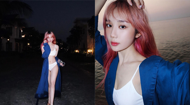 Diện ảnh bikini hút mắt, Mina Young phân trần cùng fan: “cả năm mới có 1 lần”