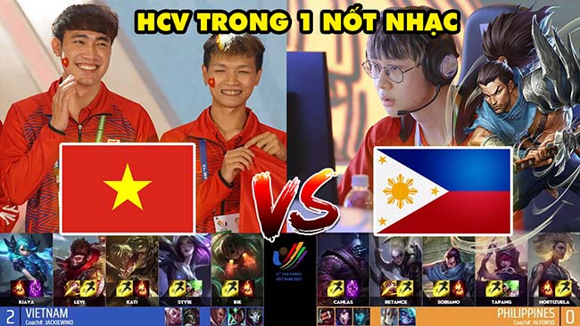[Chung kết SEA Games 31 LMHT] Highlight Việt Nam vs Philippines Full: GAM có HCV trong 1 nốt nhạc