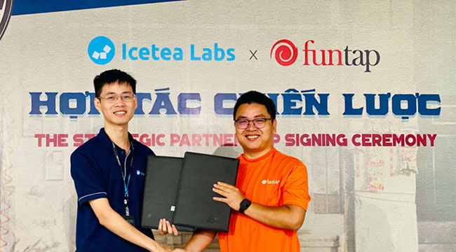 Toàn cảnh lễ ký kết hợp tác giữa Funtap và IceTea Labs trong lĩnh vực Blockchain