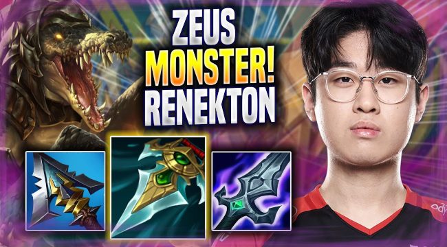 LMHT: Zeus giải thích về Renekton kiểu mới, tự trách mình tham MVP dẫn đến sai lầm