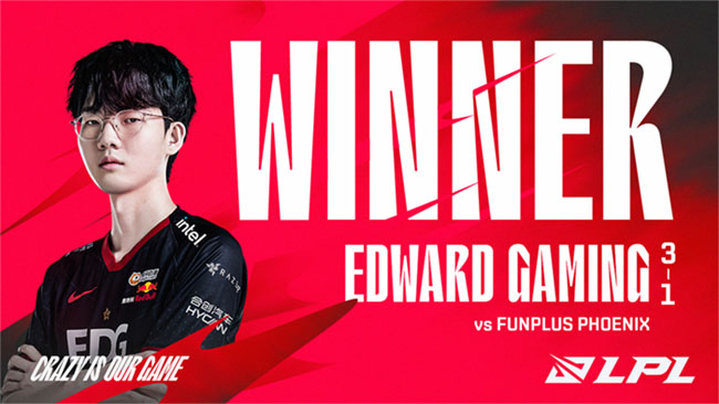 LMHT: EDward Gaming vượt qua FunPlus Phoenix để gặp RNG ở vòng 3 playoffs