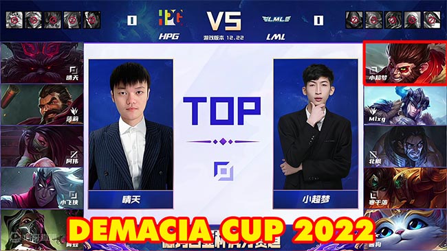 Xiao Chao Meng cầm Ngộ Không bất tử tại giải đấu Demacia Cup 2022