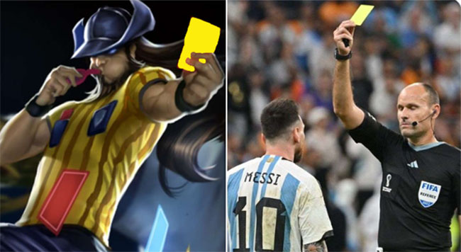 LMHT: Trọng tài trận Argentina vs Hà Lan được cộng đồng Hàn gọi là Twisted Fate vì…rút bài vàng quá nhiều