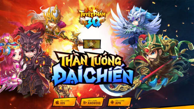 Tuyệt Phẩm 3Q – game Tam Quốc chiến thuật chibi mới rục rịch ra mắt