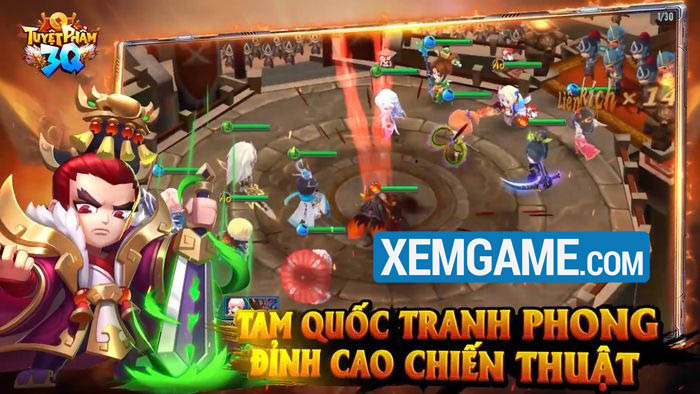 Tuyệt Phẩm 3Q - game Tam Quốc chiến thuật chibi mới rục rịch ra mắt 