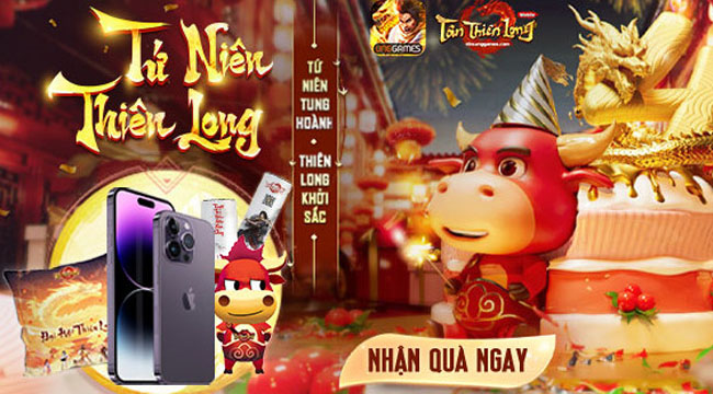 Sinh nhật mỗi năm mỗi khác, Tân Thiên Long Mobile VNG liên tục thay đổi mừng tuổi mới