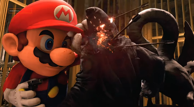 Mario gia nhập thế giới Resident Evil 4 Remake