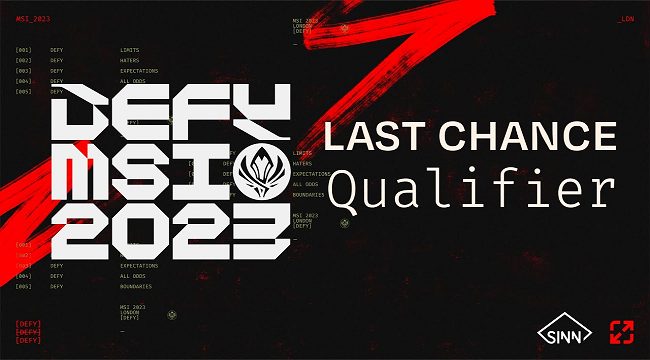 Last Chance Qualifier thi đấu vào lúc 18:00 chủ nhật tuần này